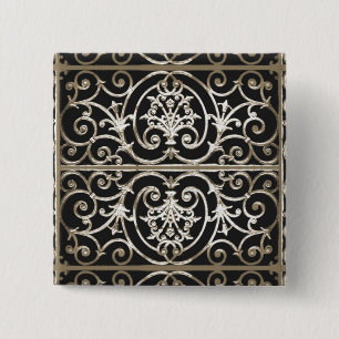 Badge Carré 5 Cm Fer Highgate