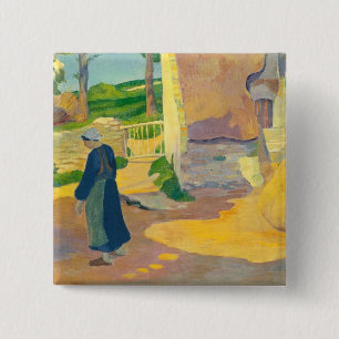 Badge Carré 5 Cm Ferme chez Le Pouldu, 1890 (huile sur la toile)