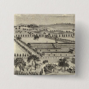 Badge Carré 5 Cm Ferme d'Ayrshire