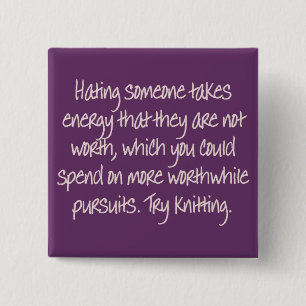 Badge Carré 5 Cm Fermeture : Maintenant je me rappelle pourquoi