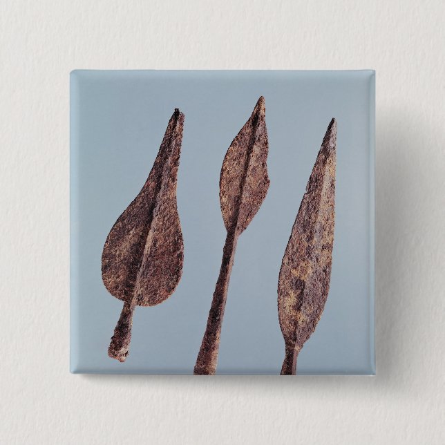 Badge Carré 5 Cm Fers de lance (Devant)