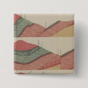 Badge Carré 5 Cm Feuille de district minier de Tourtelotte Park