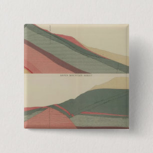 Badge Carré 5 Cm Feuille de montagne de contrebandiers 3