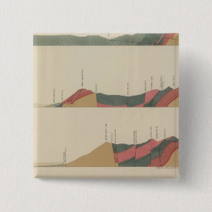 Badge Carré 5 Cm Feuille spéciale Aspen
