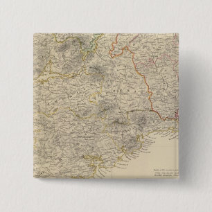 Badge Carré 5 Cm Feuille sud irlandaise