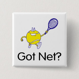 Badge Carré 5 Cm Filet obtenu ? Tennis
