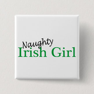 Badge Carré 5 Cm Fille irlandaise vilaine