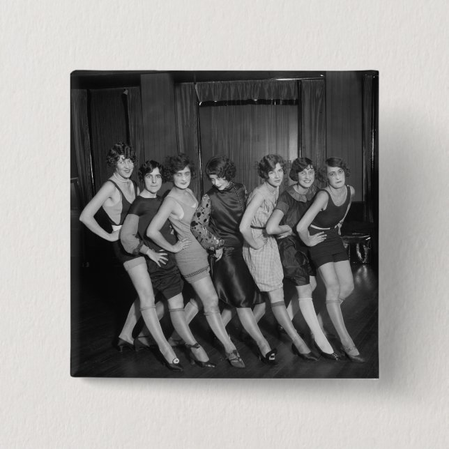 Badge Carré 5 Cm Filles d'aileron : 1925 (Devant)