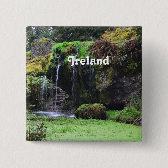 Badge Carré 5 Cm Fin de roche (Devant)