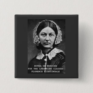 Badge Carré 5 Cm Florence Nightingale : Notes sur des soins