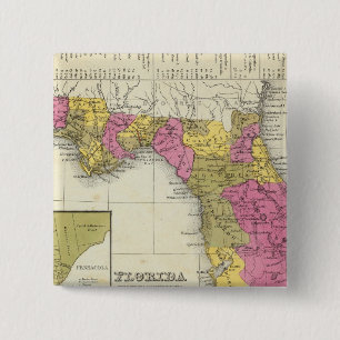 Badge Carré 5 Cm Floride 4