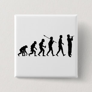 Badge Carré 5 Cm Flutist