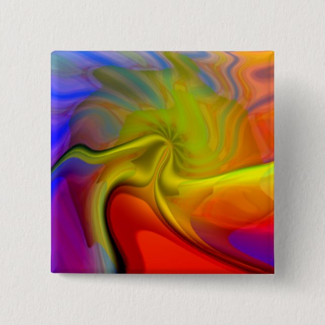 Badge Carré 5 Cm Flying Woolee Master (Devant)