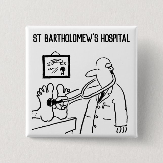 Badge Carré 5 Cm Fonds de bienfaisance Raiser article cadeau Boisso (Devant)