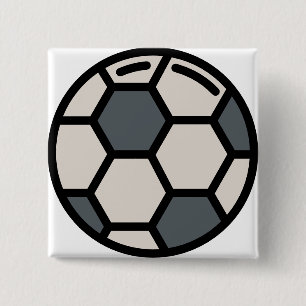 Badge Carré 5 Cm football