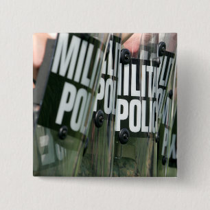 Badge Carré 5 Cm Formation de contrôle des émeutes