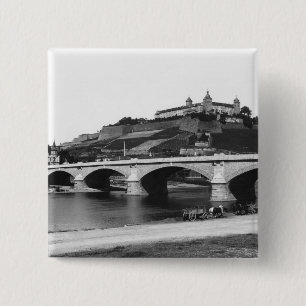 Badge Carré 5 Cm Forteresse de Festung Marienberg