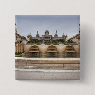 Badge Carré 5 Cm Forteresse de Montjuc