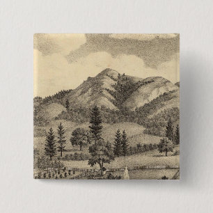 Badge Carré 5 Cm Fossville Res of Clark Foss, Knights Valley