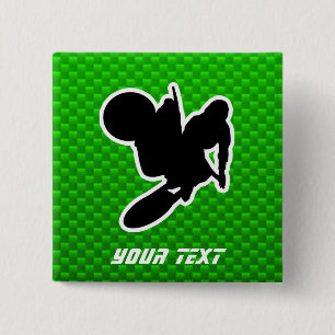 Badge Carré 5 Cm Fouet de motocross