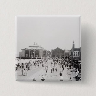 Badge Carré 5 Cm Foules
