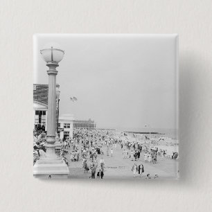 Badge Carré 5 Cm Foules 2