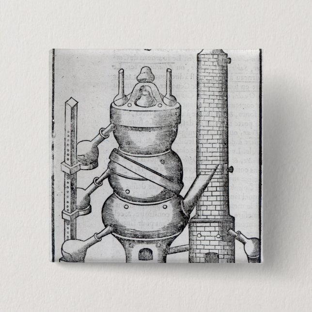 Badge Carré 5 Cm Four cosmique (Devant)