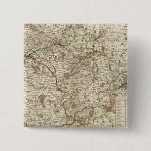 Badge Carré 5 Cm France 14