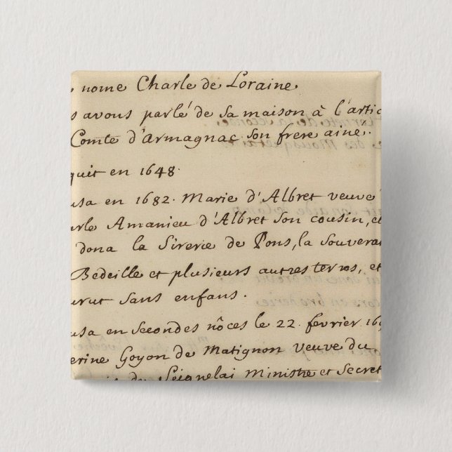 Badge Carré 5 Cm France 24 (Devant)