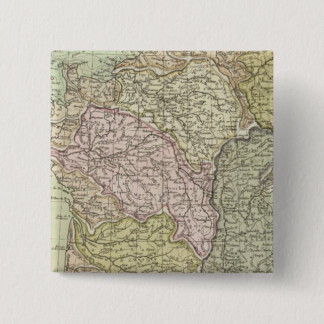 Badge Carré 5 Cm France 40 (Devant)