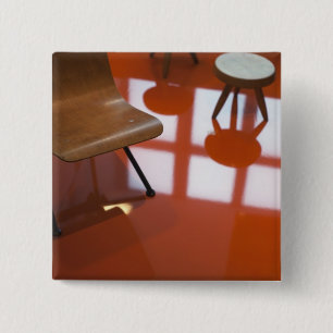 Badge Carré 5 Cm France, Paris, Musée d'Art Décoratif, exposition