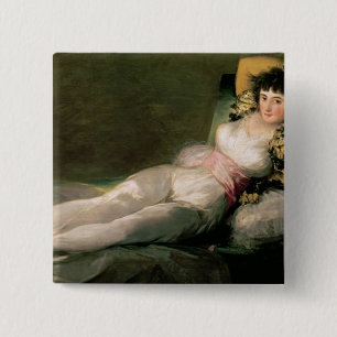 Badge Carré 5 Cm Francisco Jose de Goya y Lucientes le M vêtu