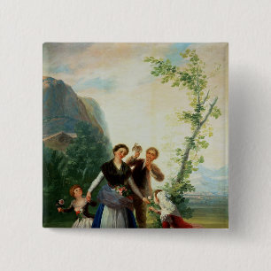 Badge Carré 5 Cm Francisco Jose de Goya y Lucientes les
