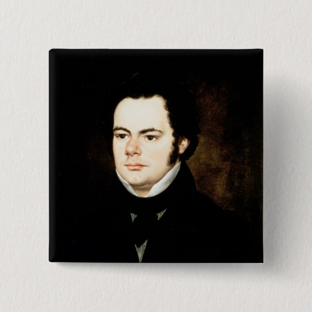 Badge Carré 5 Cm Franz Peter Schubert (Devant)