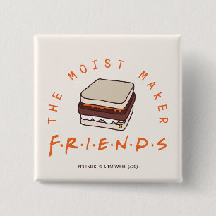 Badge Carré 5 Cm FRIENDS™ Le Moist Maker