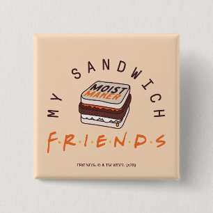 Badge Carré 5 Cm FRIENDS™   Mon Sandwich