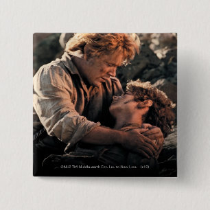 Badge Carré 5 Cm FRODO™ dans les bras de Samwise