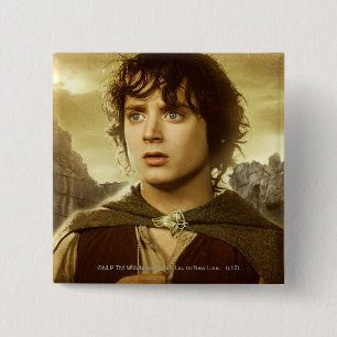 Badge Carré 5 Cm FRODO™ d'or