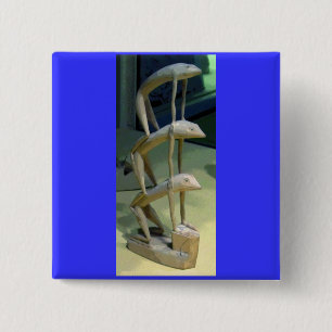 Badge Carré 5 Cm Frog Art CB