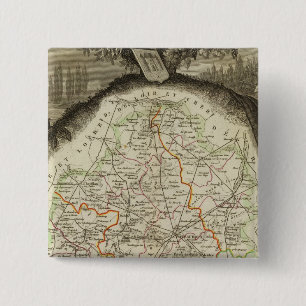 Badge Carré 5 Cm Frontières forestières