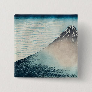 Badge Carré 5 Cm Fuji dans Weather clair