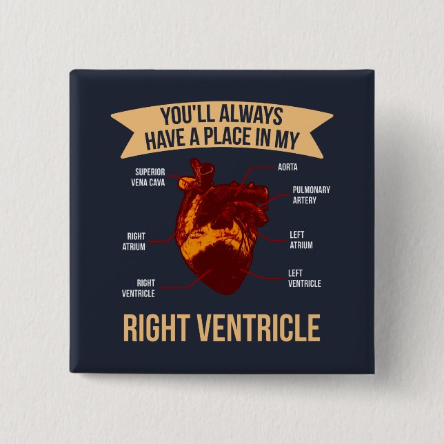 Badge Carré 5 Cm Funny EMT Paramedic Pun, instruction (Devant)