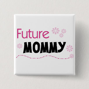 Badge Carré 5 Cm Futurs T-shirts et Cadeaux de Maman