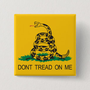 Badge Carré 5 Cm Gadsden