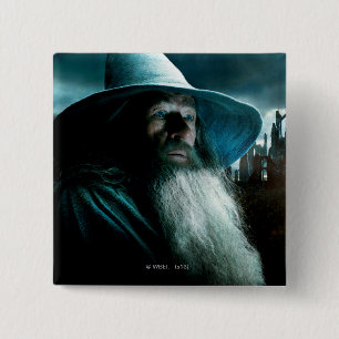 Badge Carré 5 Cm Gandalf à Dol Guldur
