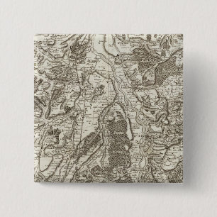 Badge Carré 5 Cm Gannat, St Pourcain