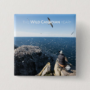 Badge Carré 5 Cm Gannets du Nord