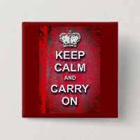Gardez votre calme et continuez en rouge vintage 