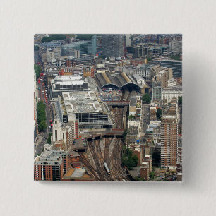 Badge Carré 5 Cm Gare de Victoria