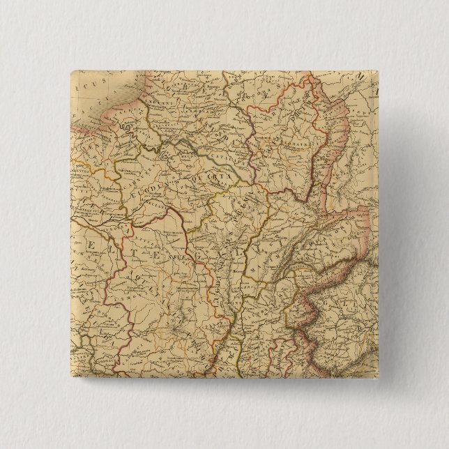 Badge Carré 5 Cm Gaule (Devant)